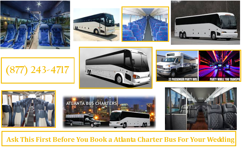 Ask This First Before You Book a Atlanta Charter Bus For Your Wedding