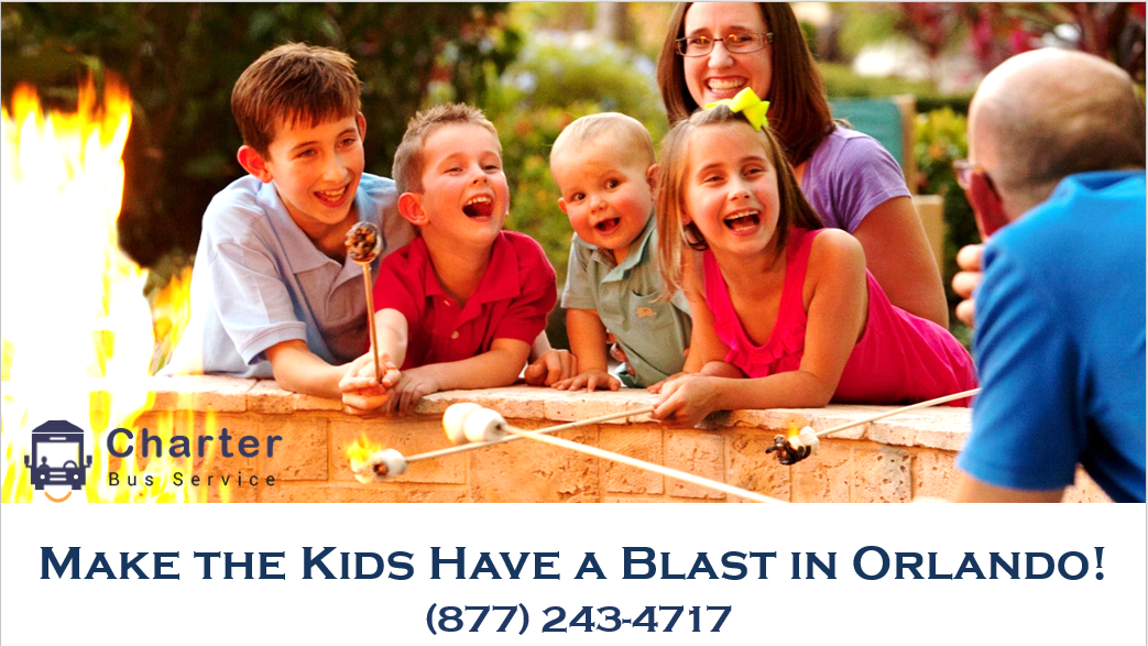 Make the Kids Have a Blast in Orlando with Hire Charter Bus