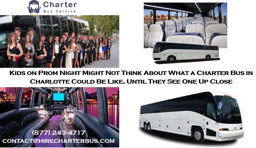 Kids on Prom Night Might Not Think About What a Charter Bus in Charlotte Could Be Like, Until They See One Up Close